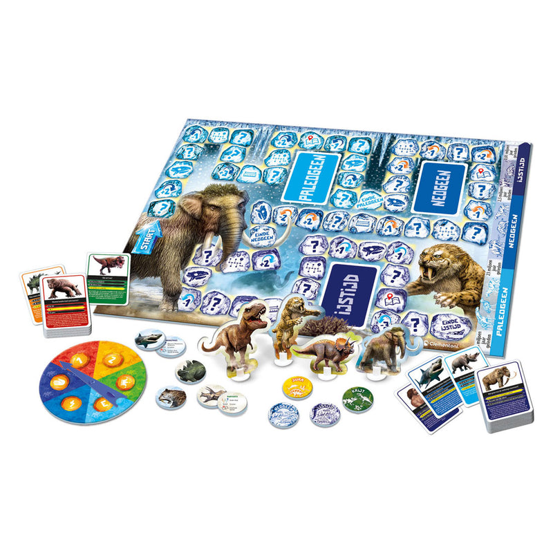 Afbeelding laden in galerijviewer, Clementoni dinosauriers en de prehistorie bordspel (nl)
