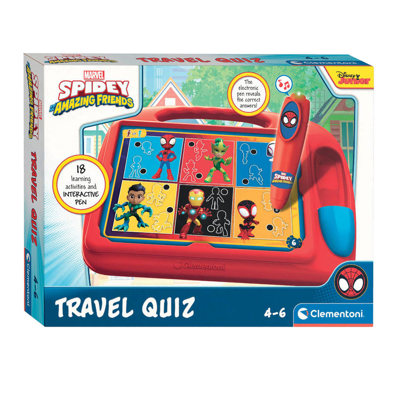 Load image into Gallery viewer, Clementoni travel quiz spidey
