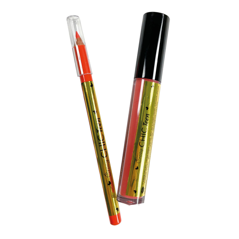 Load image into Gallery viewer, Clementoni crazy chic lipgloss en lippotlood tropical vibe, 2st.
