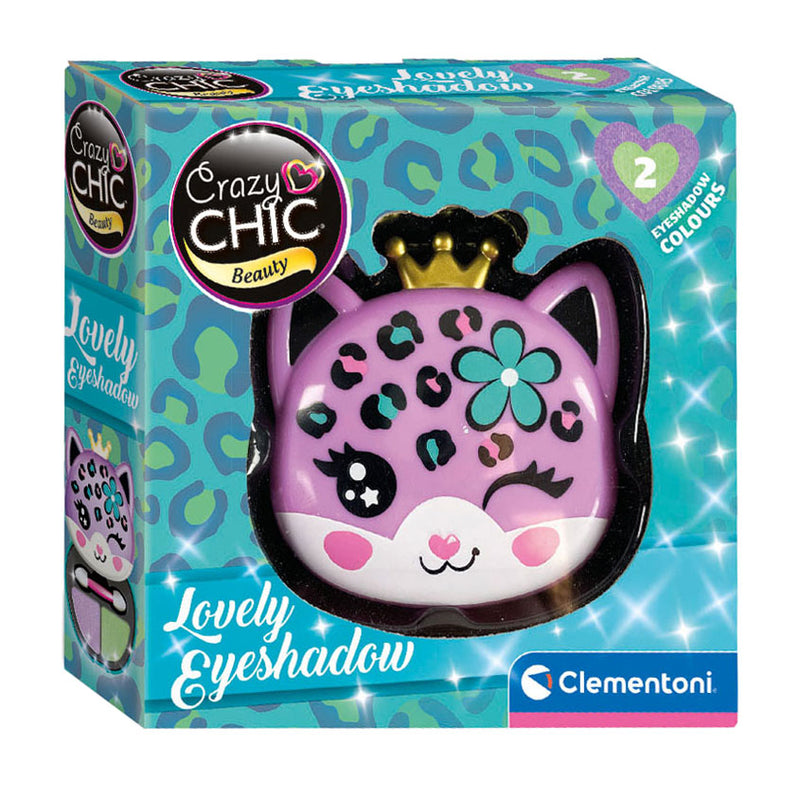 ギャラリービューアに画像をロードする, Clementoni crazy chic oogschaduw in make-up doosje luipaard
