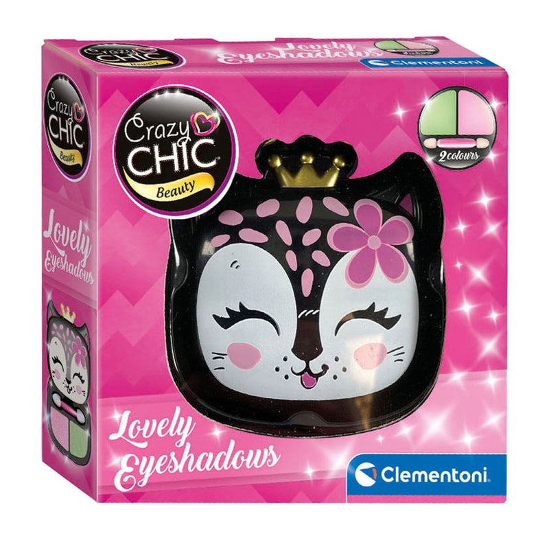 Afbeelding laden in galerijviewer, Clementoni crazy chic oogschaduw in make-up doosje panter
