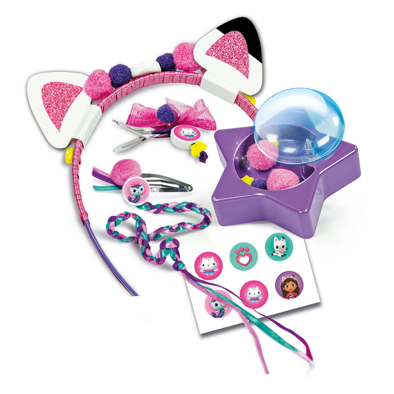 Afbeelding laden in galerijviewer, Clementoni gabby's poppenhuis haaraccessoires set

