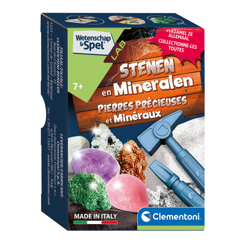 Load image into Gallery viewer, Clementoni wetenschap en spel - op zoek naar stenen en mineralen
