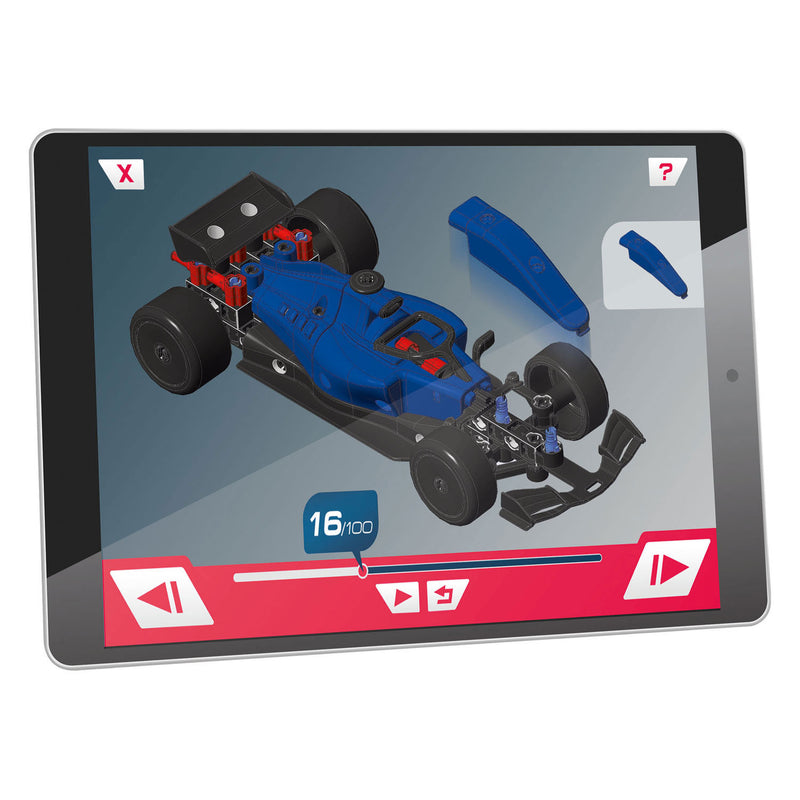 Laden Sie das Bild in Galerie -Viewer, Clementoni wetenschap en spel - mechanics raceauto of go kart 2in1 bouwset - 100+dlg.
