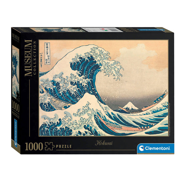 Load image into Gallery viewer, Clementoni legpuzzel hokai the great wave, 1000st.
