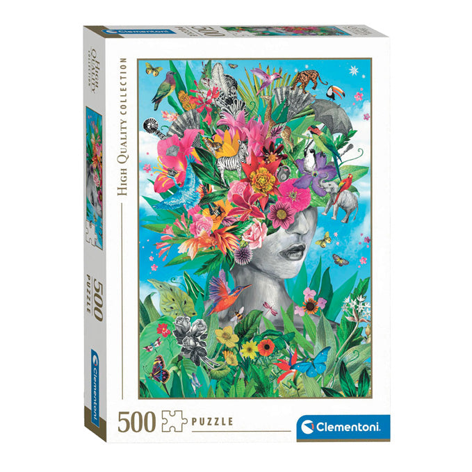 Load image into Gallery viewer, Clementoni legpuzzel head in the jungle, 500st.
