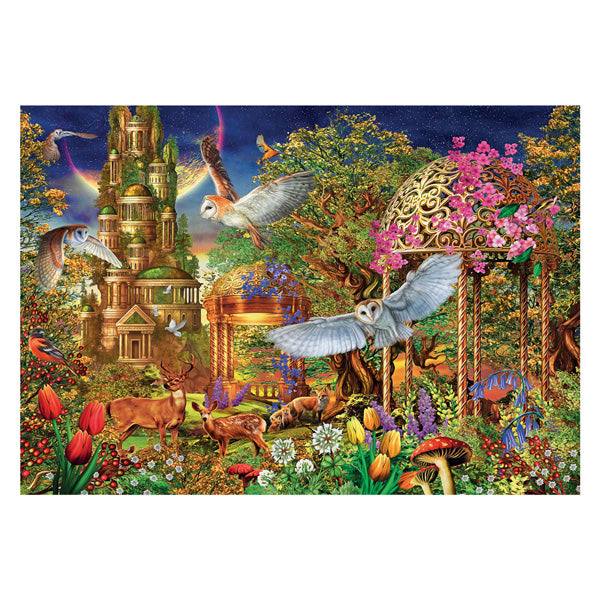Afbeelding laden in galerijviewer, Clementoni legpuzzel woodland fantasy garden, 1500st.
