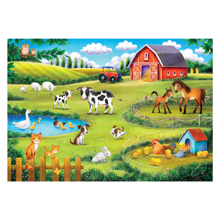 Load image into Gallery viewer, Clementoni legpuzzel super color the animal farm, 30st.
