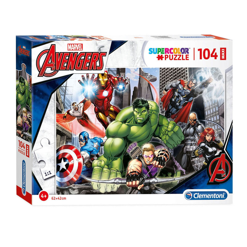 Load image into Gallery viewer, Clementoni legpuzzel super color maxi the avengers, 104st.
