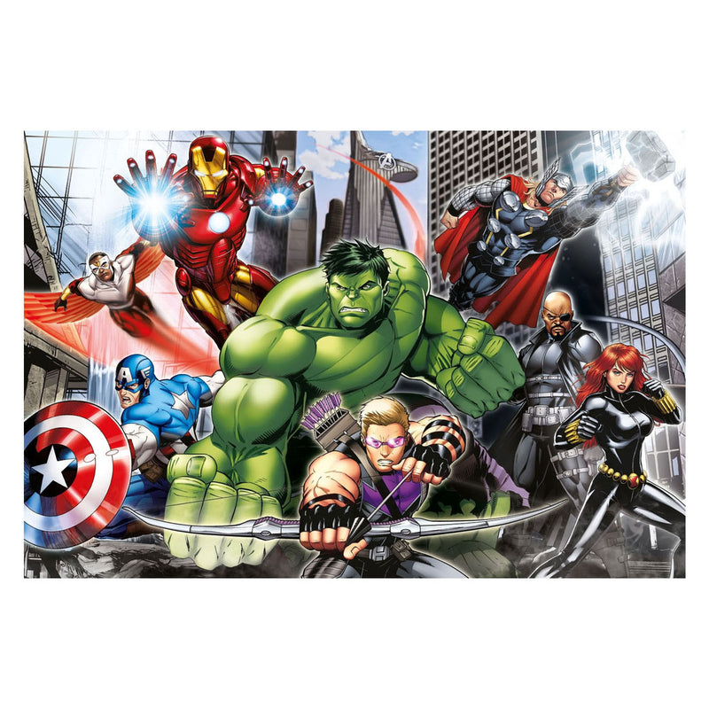 Afbeelding laden in galerijviewer, Clementoni legpuzzel super color maxi the avengers, 104st.
