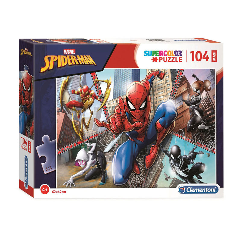 Load image into Gallery viewer, Clementoni legpuzzel super color maxi spiderman, 104st.
