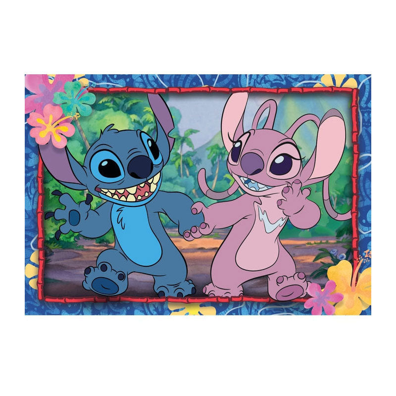 Cargue la imagen en el visor de la galería, Clementoni legpuzzel super color disney stitch, 2x20st.
