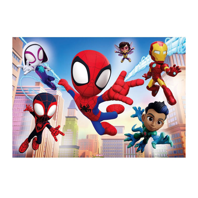 Afbeelding laden in galerijviewer, Clementoni puzzel 2x60pcs spidey and his amazing friends =2023==blocco licenza=
