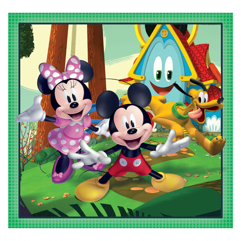 Afbeelding laden in galerijviewer, Clementoni legpuzzel super color vierkant mickey and friends, 3x48st.
