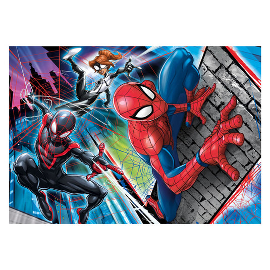 Clementoni legpuzzel super color spiderman, 60st.