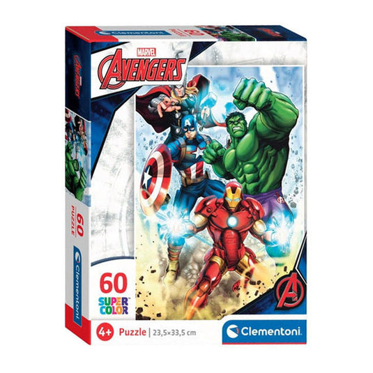 Clementoni legpuzzel super color marvel avengers, 60st.