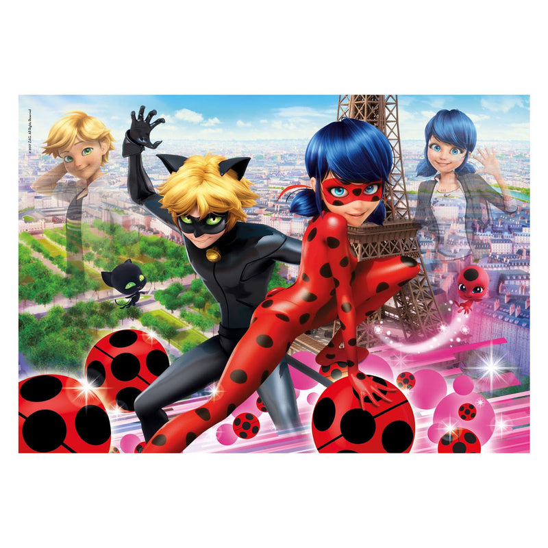Load image into Gallery viewer, Clementoni legpuzzel super color miraculous ladybug, 104st.
