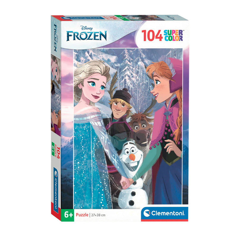 Load image into Gallery viewer, Clementoni legpuzzel super color disney frozen, 104st.
