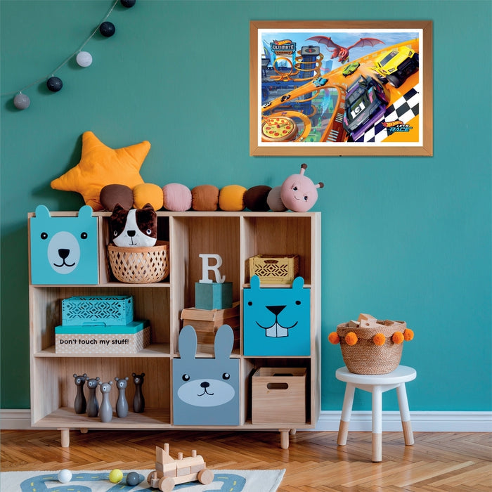 Load image into Gallery viewer, Clementoni legpuzzel super color hot wheels, 104st.
