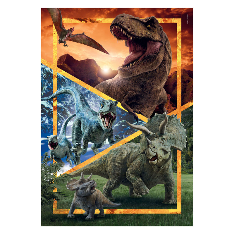 Chargez l'image dans la visionneuse de la galerie, Clementoni legpuzzel super color jurassic world, 104st.
