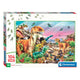 Clementoni legpuzzel super color land of dinosaurs, 104st.