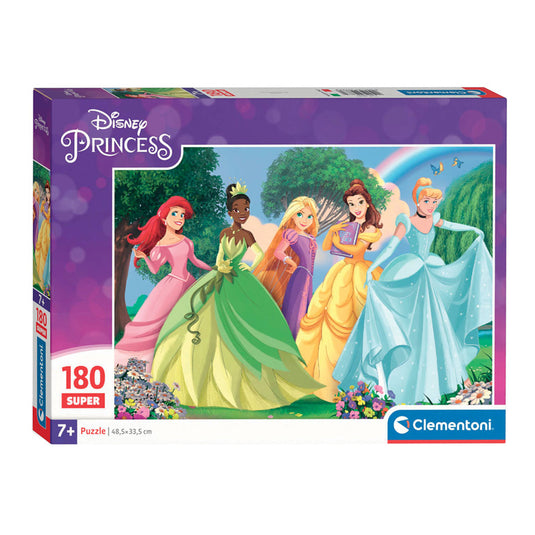 Clementoni legpuzzel super color disney princess, 180st.