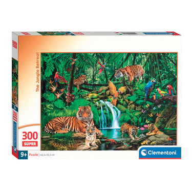 Clementoni - puzzel - 300 stukjes - jungle retreat - puzzel voor kinderen - vanaf 9 jaar