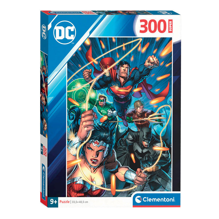 Load image into Gallery viewer, Clementoni legpuzzel super color dc comics justice league, 300st.
