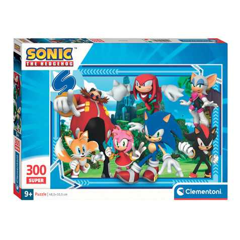 Load image into Gallery viewer, Clementoni legpuzzel super color sonic, 300st.
