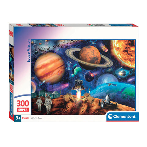 Load image into Gallery viewer, Clementoni legpuzzel super color space mission, 300st.
