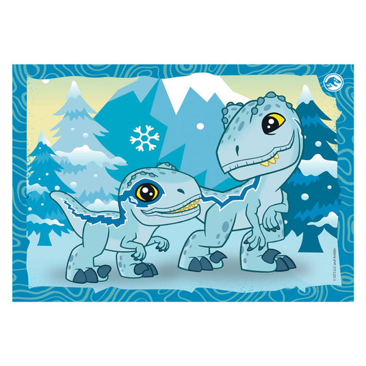 Clementoni legpuzzel 4in1 jurassic world