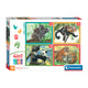 Clementoni legpuzzel 4in1 baby cuddles