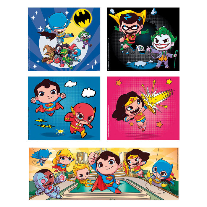Afbeelding laden in galerijviewer, Clementoni legpuzzel super color 10in1 dc comics
