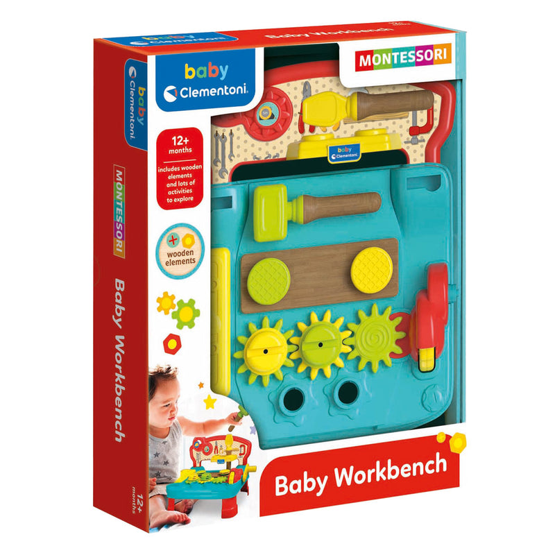 Chargez l'image dans la visionneuse de la galerie, Clementoni baby - montessori werkbank met houten elementen
