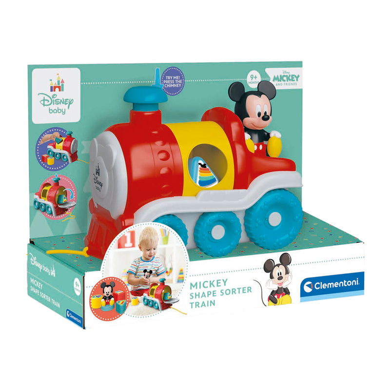 Afbeelding laden in galerijviewer, Clementoni baby - disney vormenstoof mickey mouse trein, 5dlg.
