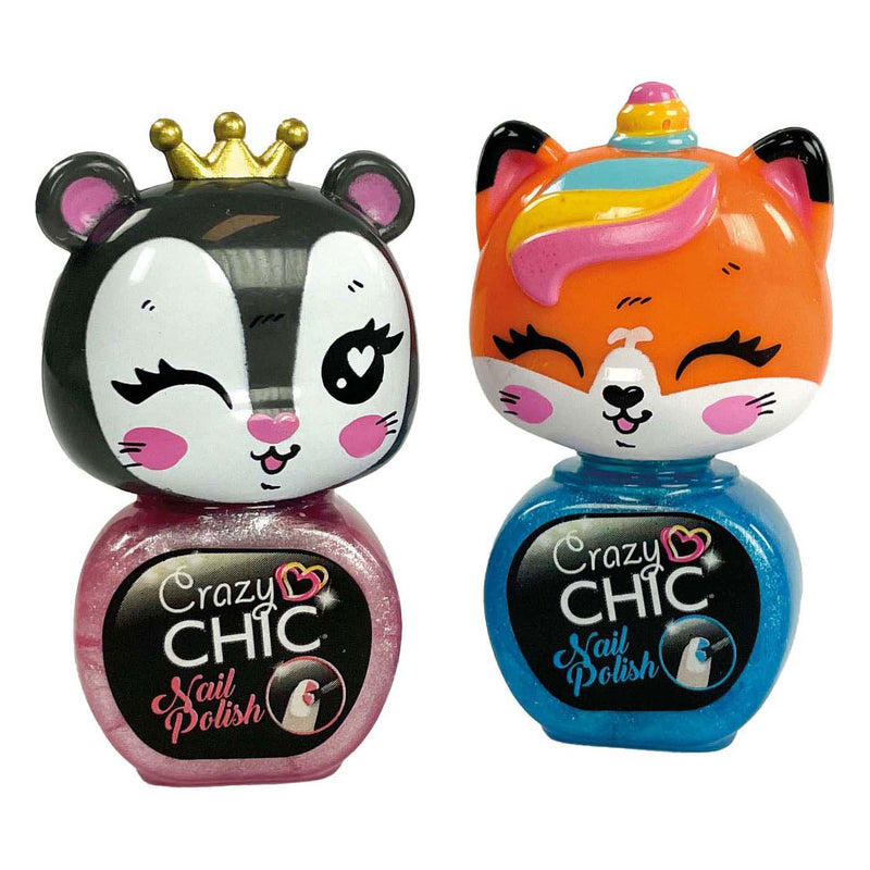 Chargez l'image dans la visionneuse de la galerie, Clementoni crazy chic - nagellak dieren, 2st.
