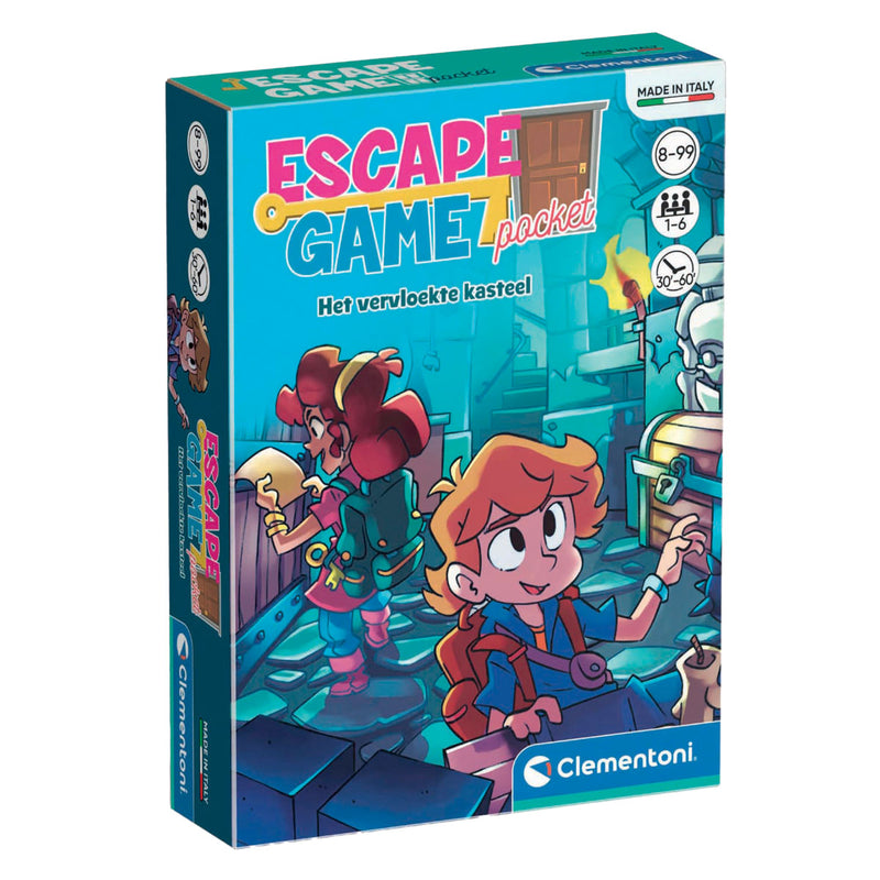 Load image into Gallery viewer, Clementoni pocket escape spel - het vervloekte kasteel
