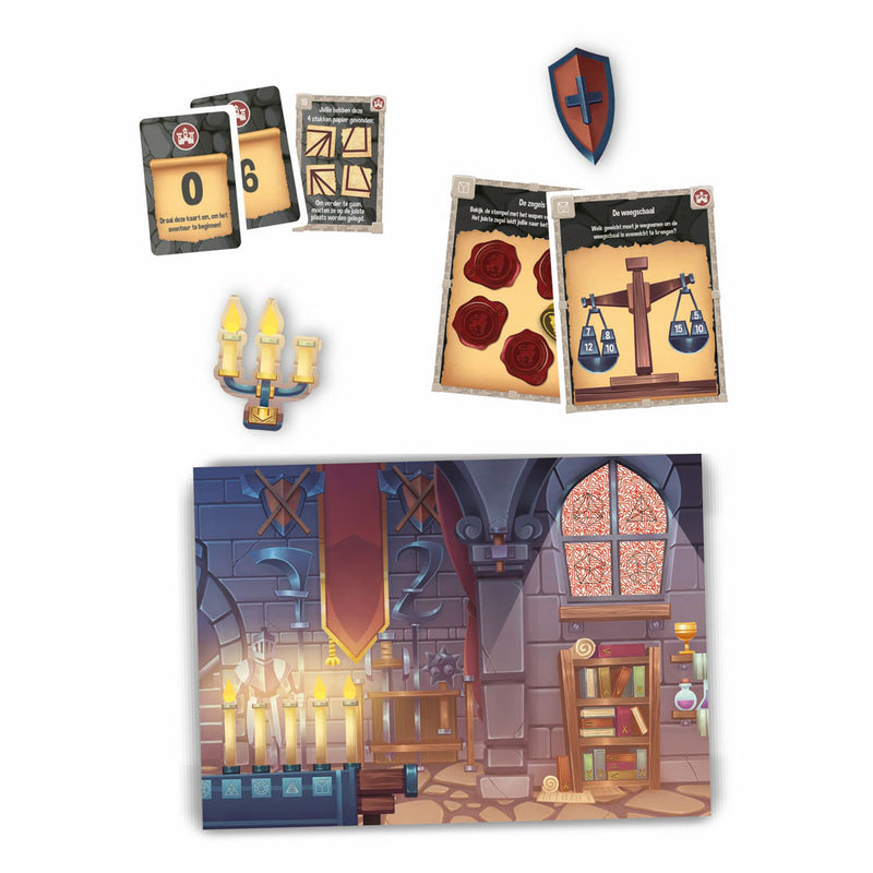 Afbeelding laden in galerijviewer, Clementoni pocket escape spel - het vervloekte kasteel

