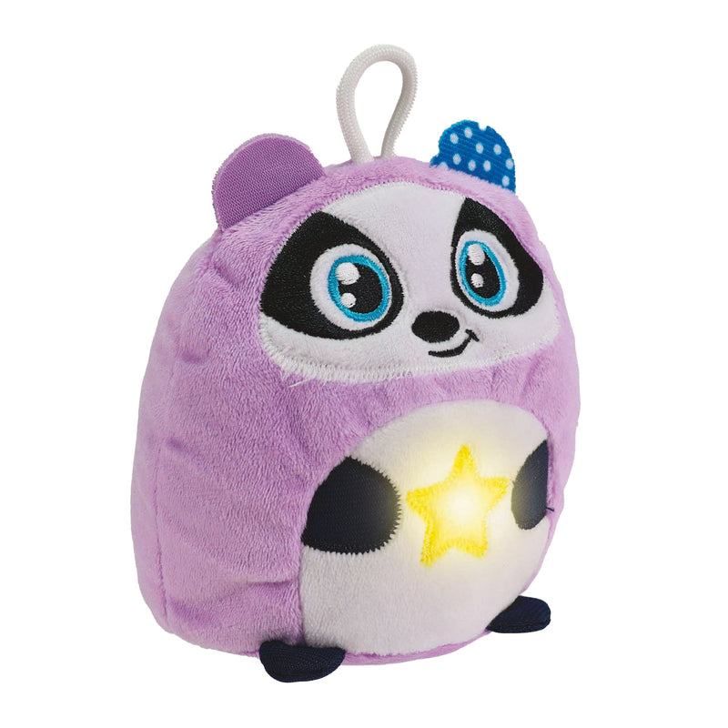 Fox clementoni baby twinkle twinkle kleine panda paars knuffel nachtlamp