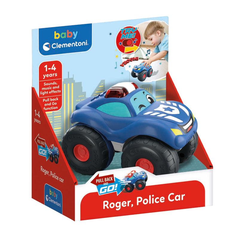 Load image into Gallery viewer, Clementoni baby pull back politieauto met geluid
