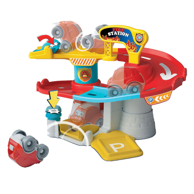 Load image into Gallery viewer, Clementoni baby brandweerkazerne met auto
