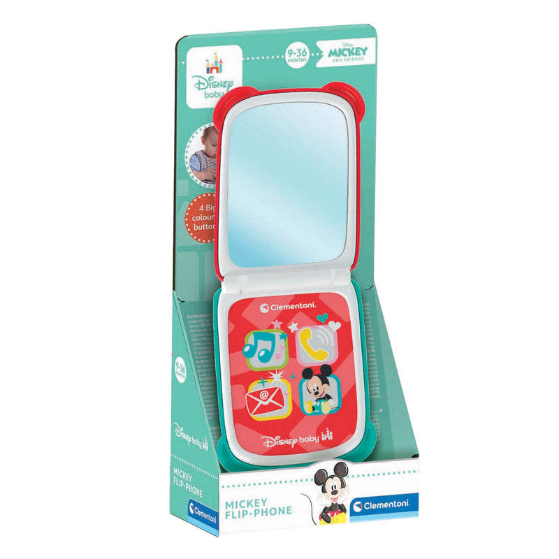 Afbeelding laden in galerijviewer, Clementoni baby disney mickey mouse telefoon inklapbaar
