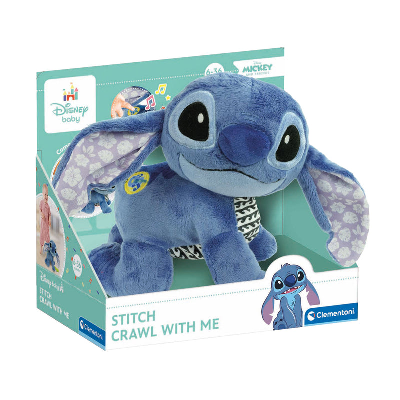Afbeelding laden in galerijviewer, Clementoni baby disney stitch kruipende interactieve knuffel
