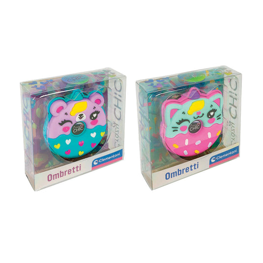 Clementoni crazy chic oogschaduw dieren donut blauw roze