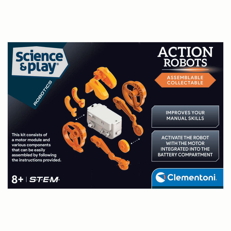 ギャラリービューアに画像をロードする, Clementoni wetenschap en spel action robots - runner
