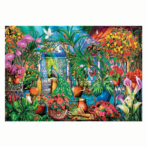 Clementoni legpuzzel kunstwerken the greenhouse caretakers, 500st.