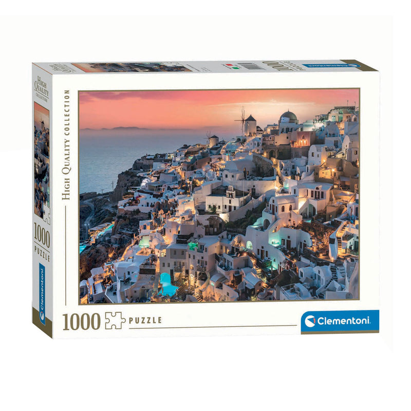 Load image into Gallery viewer, Clementoni legpuzzel tinten van santorini, 1000st.
