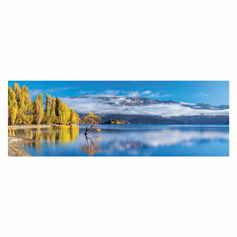 ギャラリービューアに画像をロードする, Clementoni panoramapuzzel wanaka's gouden weerspiegelingen, 1000st.
