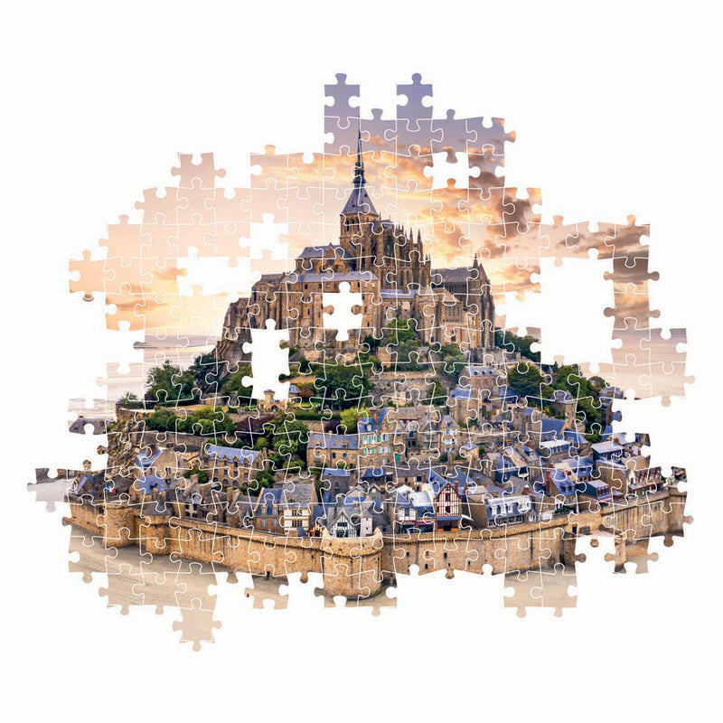 Afbeelding laden in galerijviewer, Clementoni legpuzzel mont saint-michel, 1500st.
