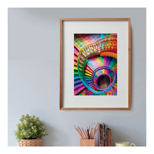 Clementoni legpuzzel compact colorboom trap, 500st.